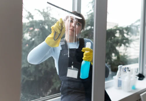 Nettoyage de vitres intérieures et extérieures à Saint-Ouen-du-Breuil